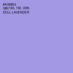 #A398E4 - Dull Lavender Color Image